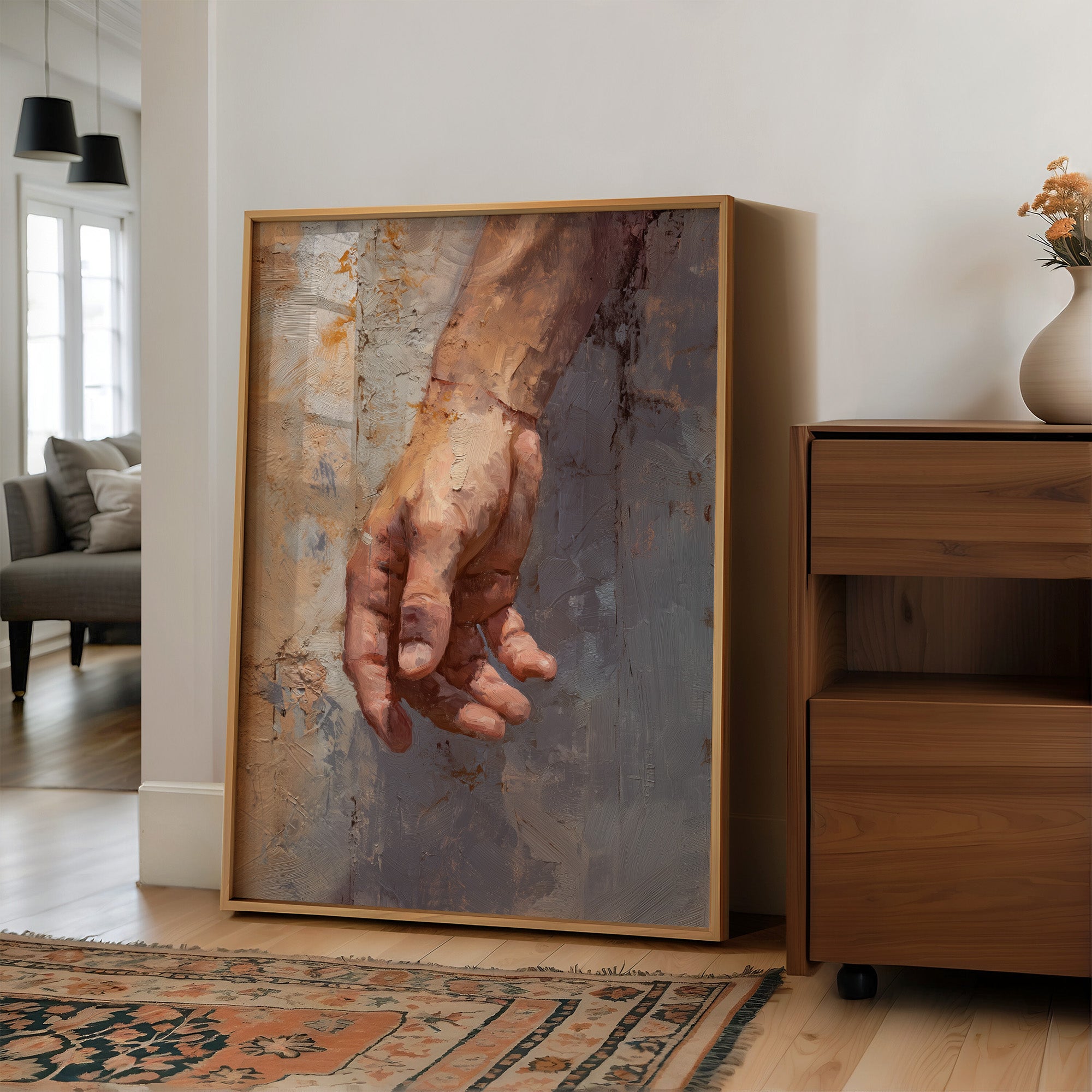Textured Humanity Through Impasto Light