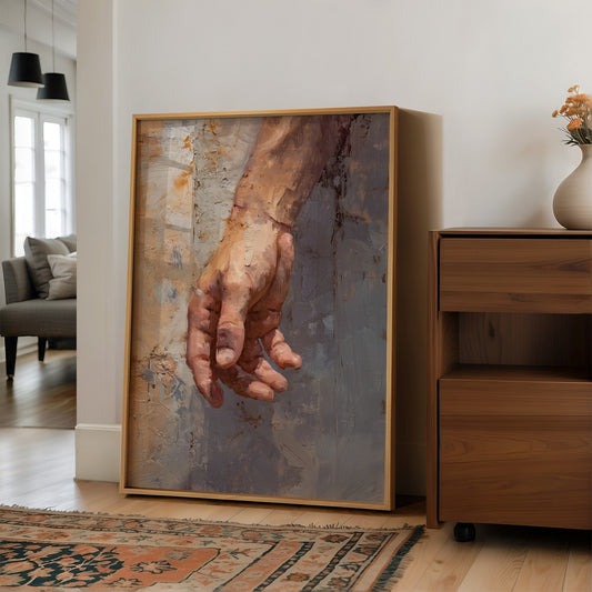 Textured Humanity Through Impasto Light
