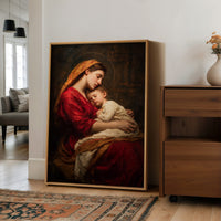 Eternal Embrace in Crimson and Gold