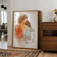 Tender Embrace Speaks Wordless Comfort