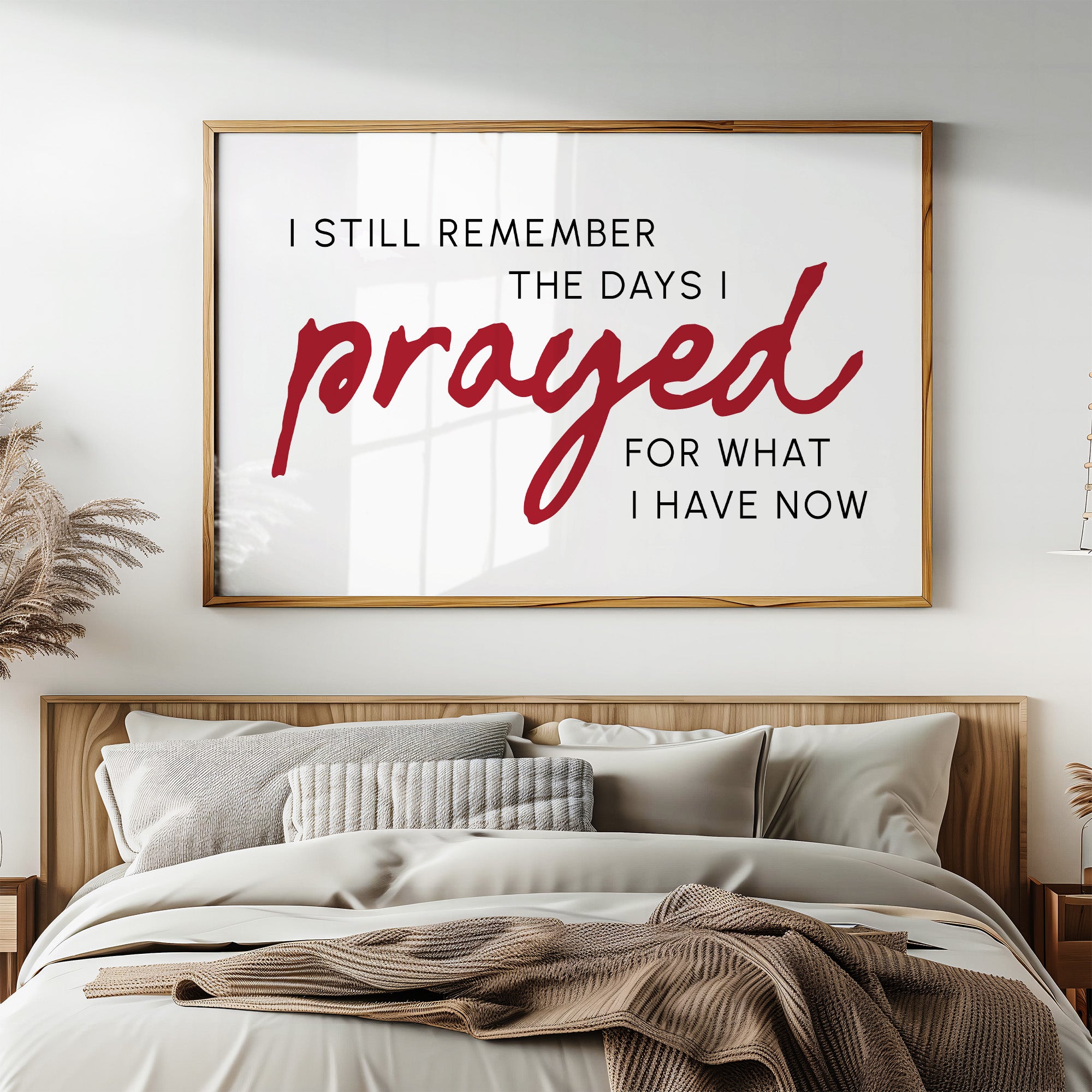 Crimson Gratitude In Modern Typography