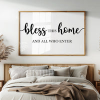 Threshold Blessing In Elegant Script