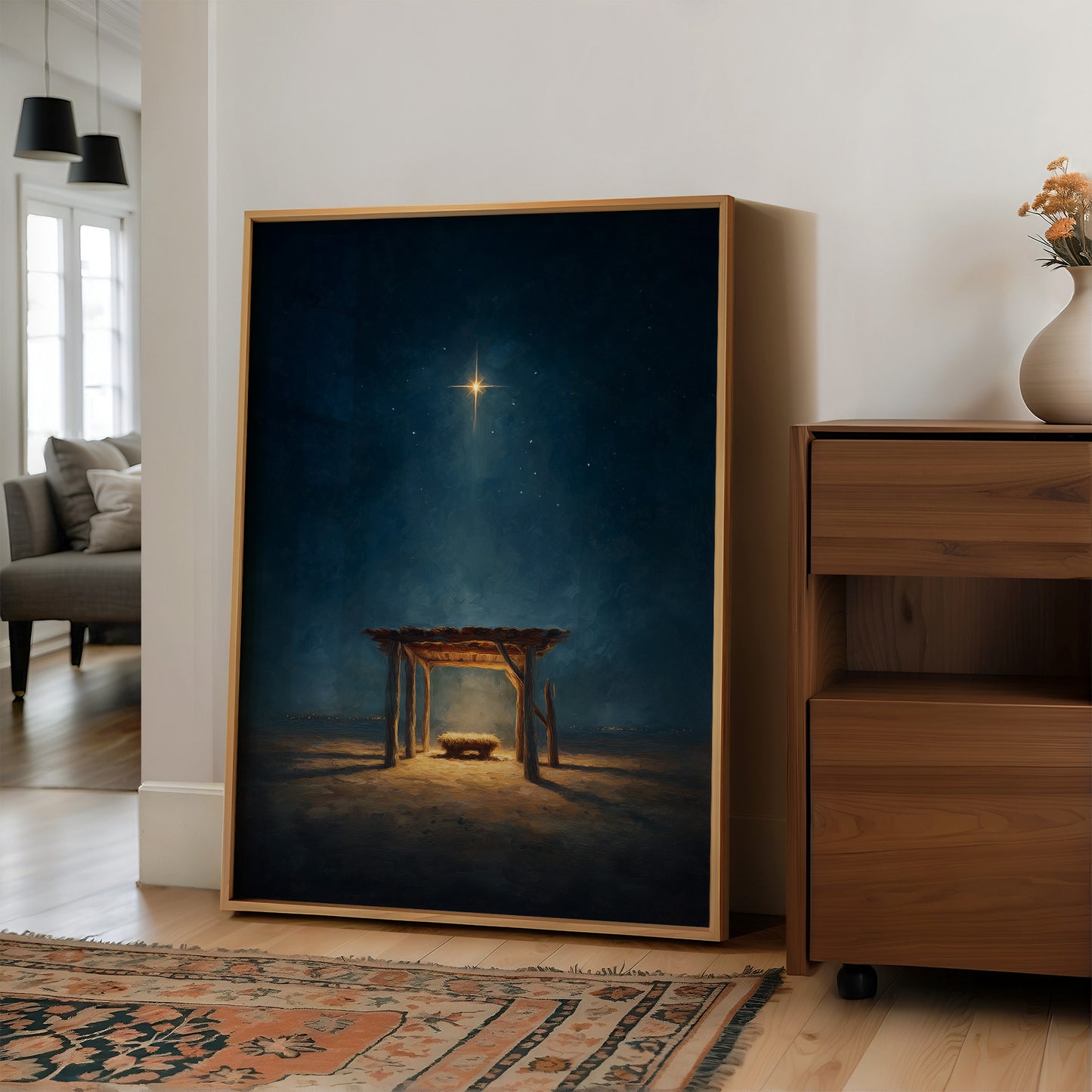 Celestial Promise Illuminates Humble Shelter