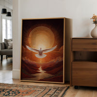 Divine Messenger Over Golden Canyon