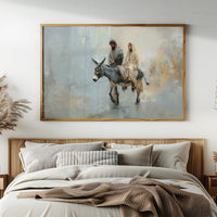 Ancient Journey Through Misty Pastels