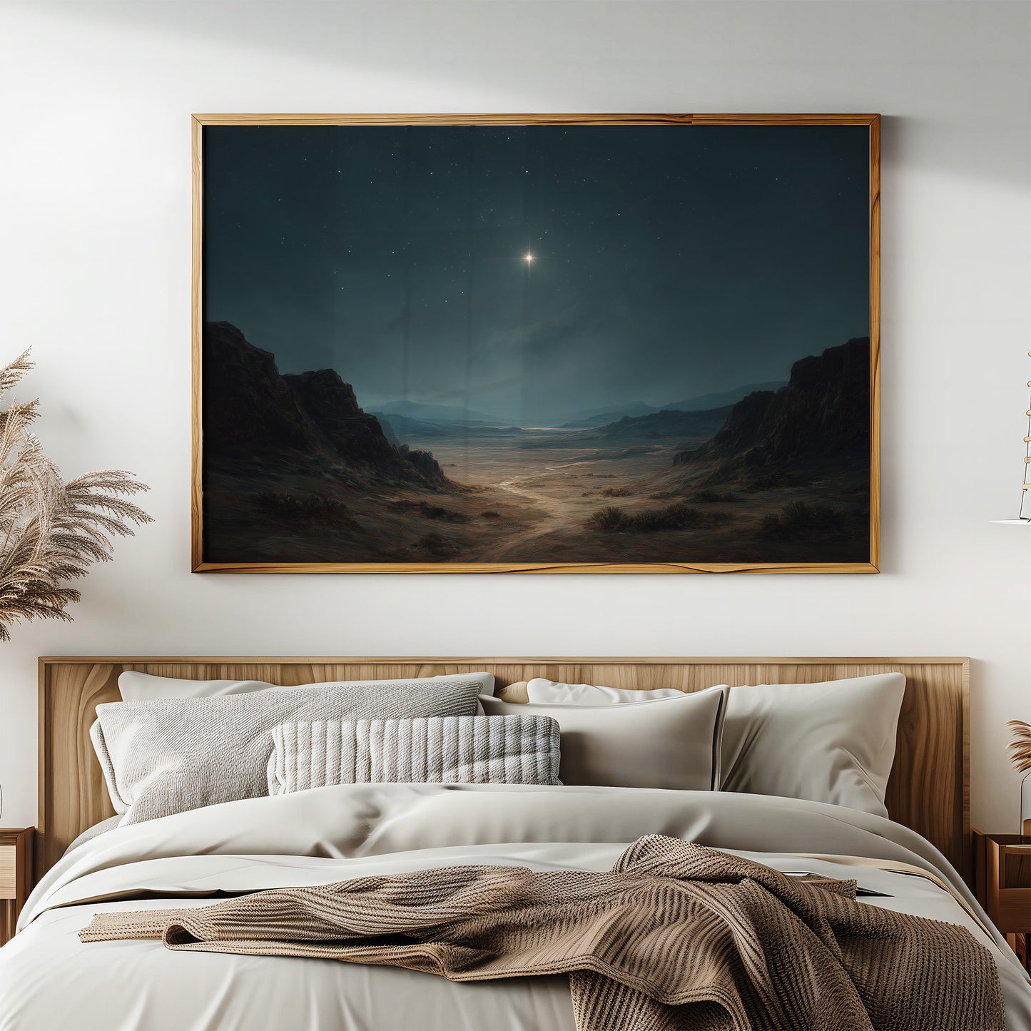 Celestial Guardian Watches Desert Canyon
