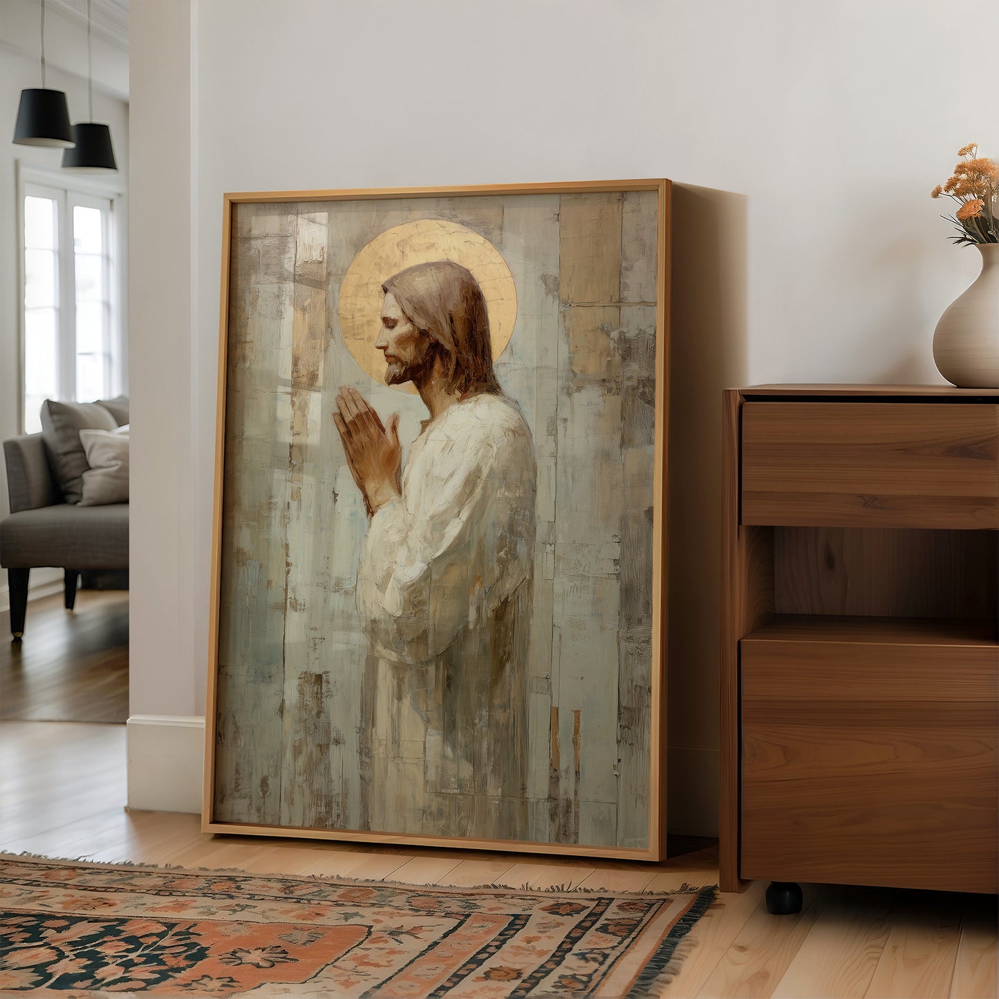 Reverence Illuminated Through Golden Halos