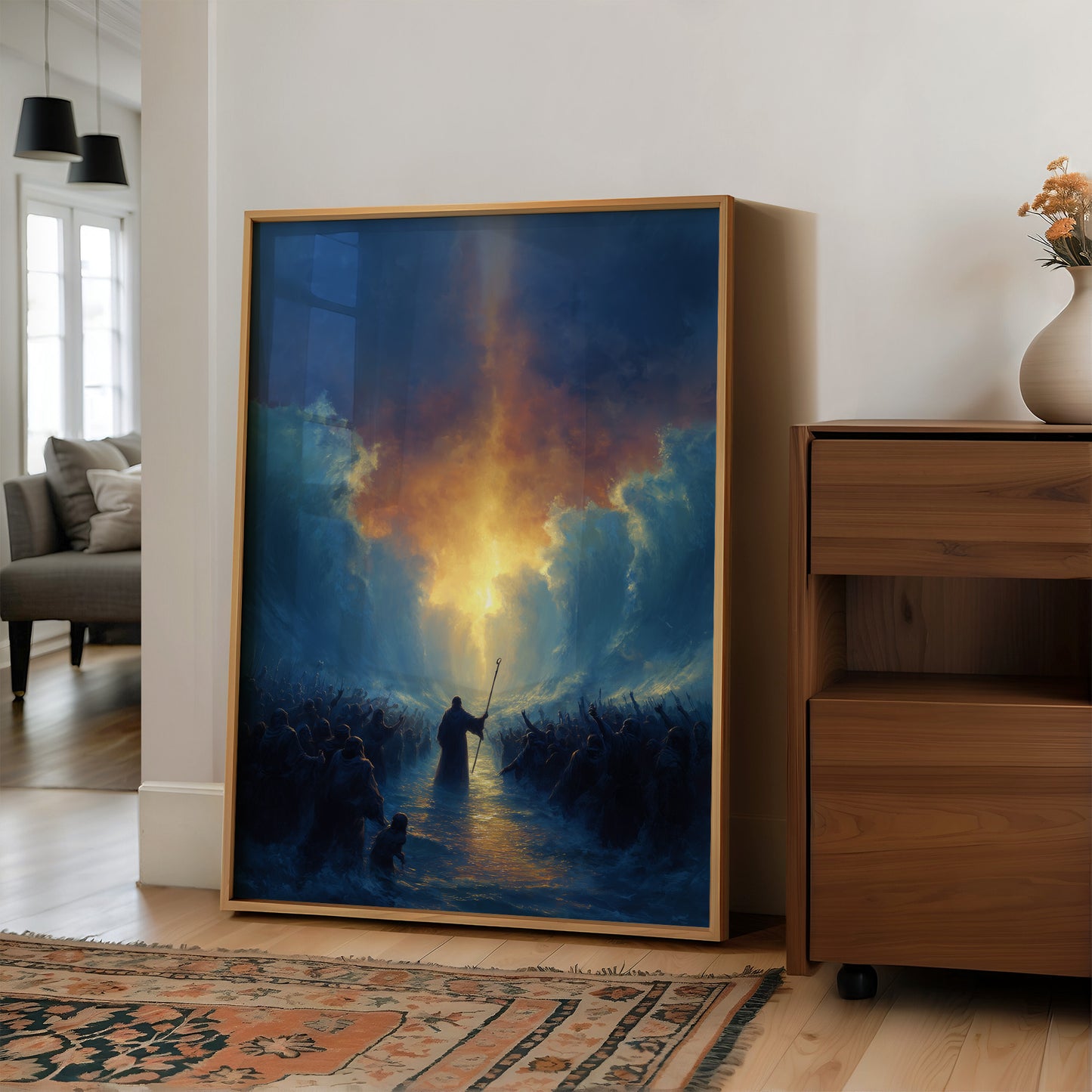 Divine Passage Through Parted Waters