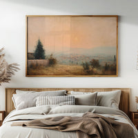 Apricot Haze Crowns Distant Valley