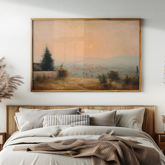 Apricot Haze Crowns Distant Valley