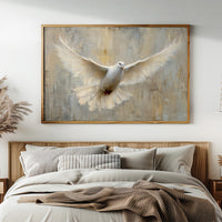 Celestial Messenger in Ivory Flight