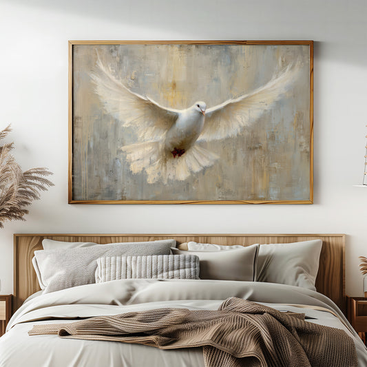 Celestial Messenger in Ivory Flight