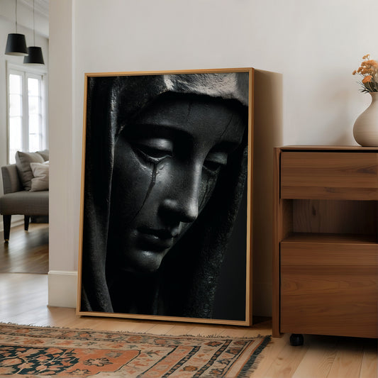 Obsidian Tears Carve Silent Prayers