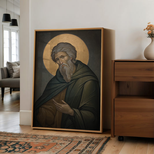 Byzantine Contemplation in Emerald Robes