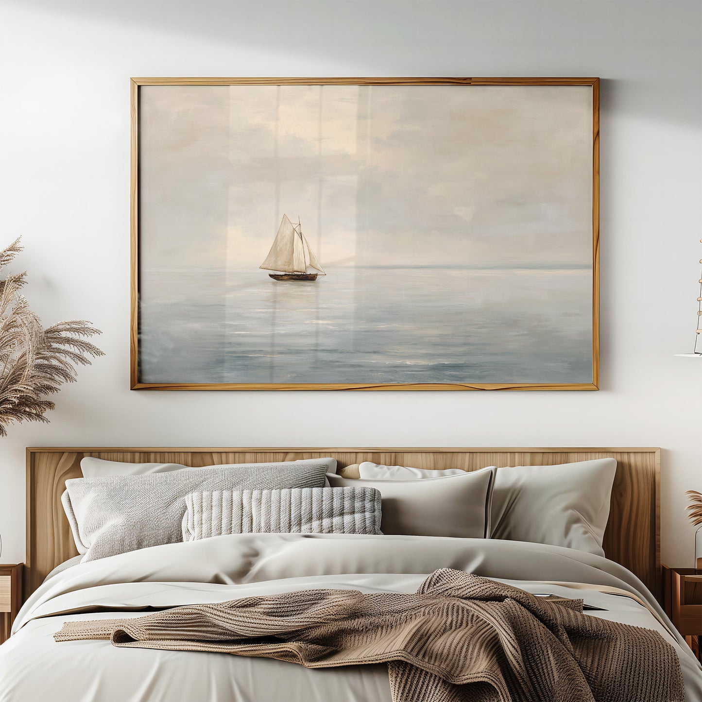 Solitude Sailing Through Ivory Waters