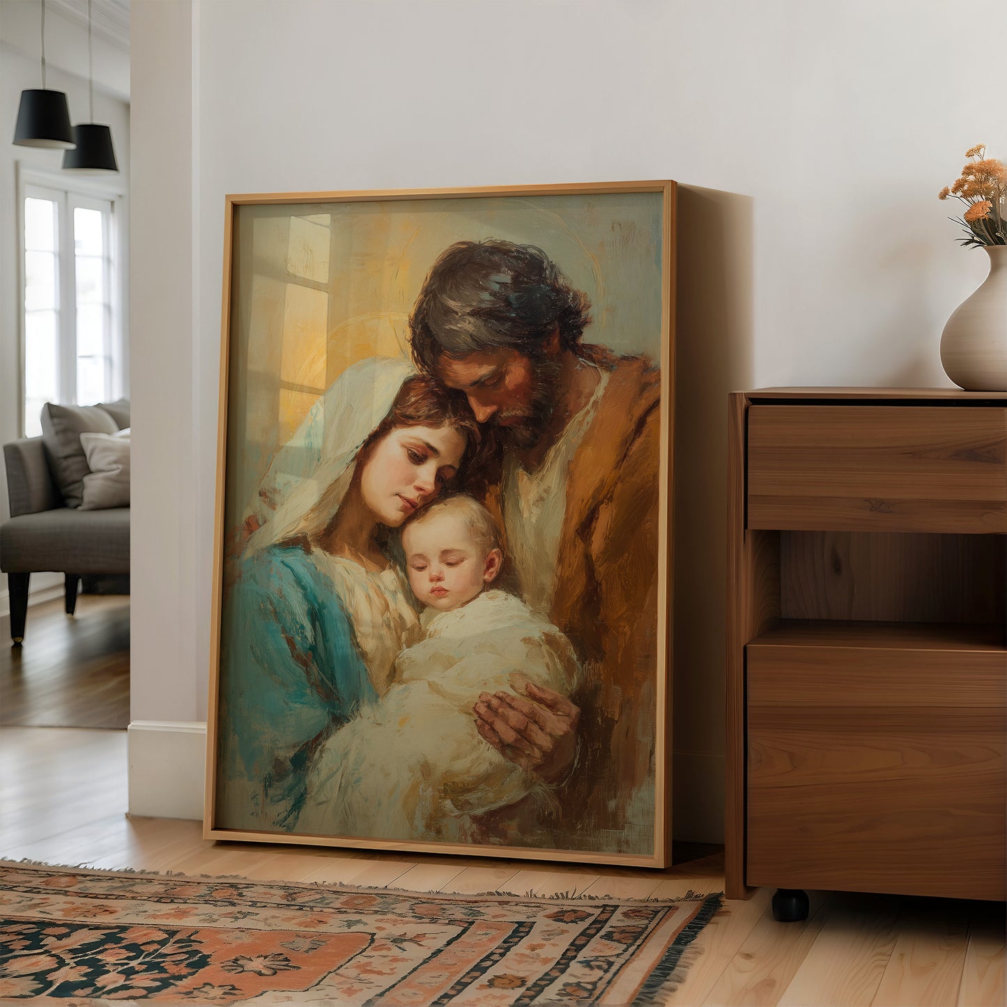 Tender Embrace in Heavenly Light