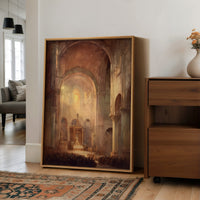Divine Light Bathes Ancient Sanctuary