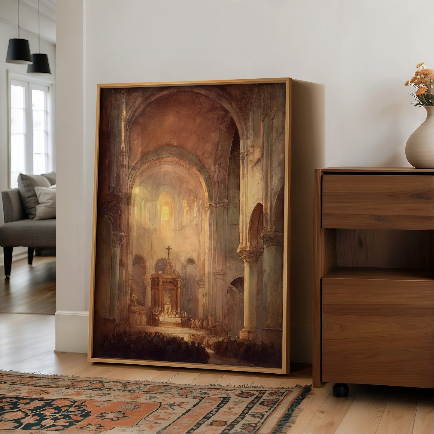 Divine Light Bathes Ancient Sanctuary
