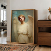 Celestial Guardian in Azure Stillness