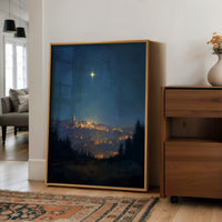 Celestial Beacon Illuminates Ancient Village