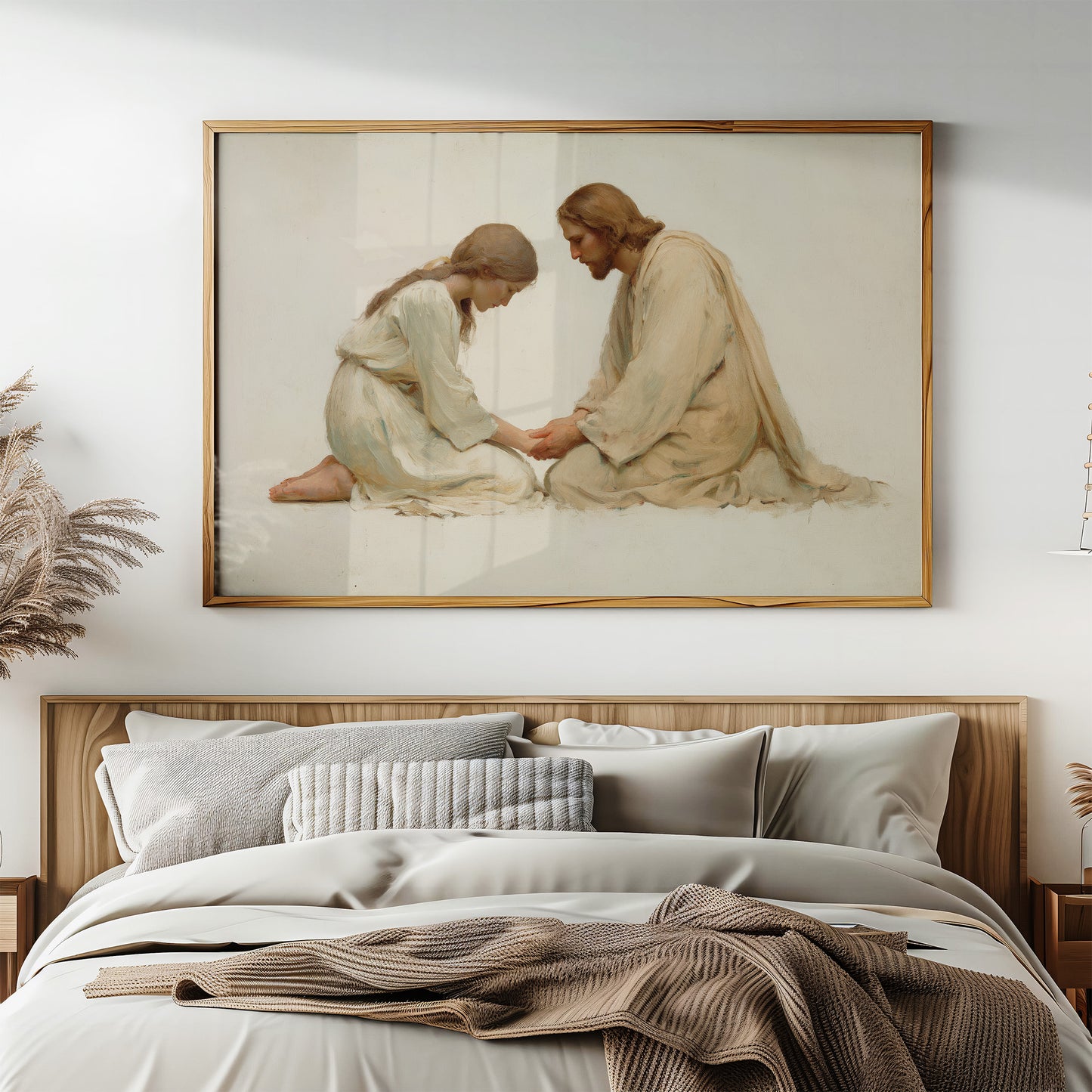 Whispered Devotion in Ivory Light