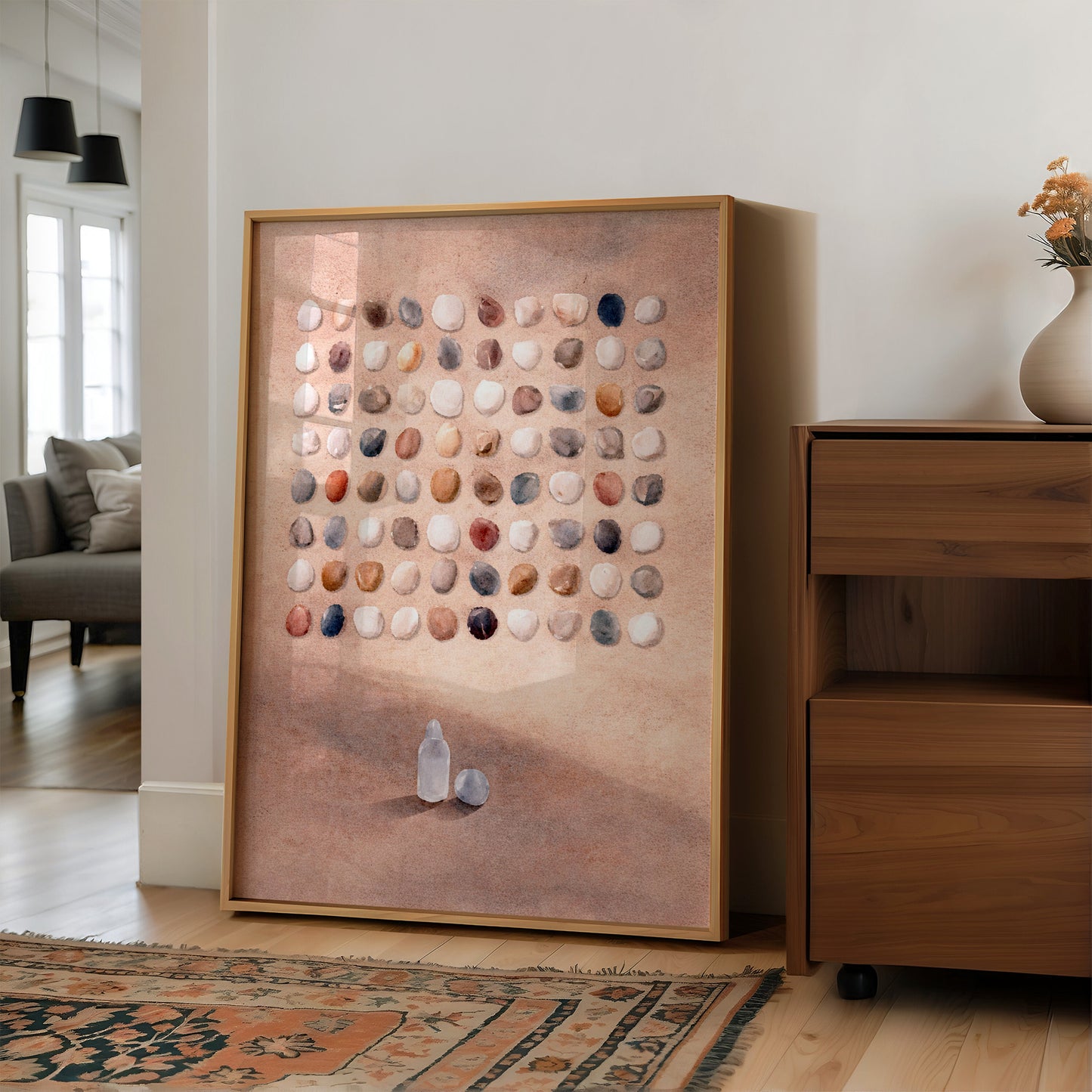 Shoreline Meditation: Pebbles and Crystal