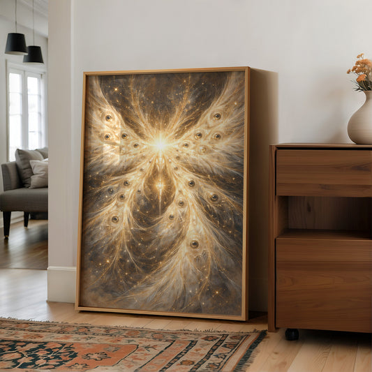 Celestial Phoenix Rises From Cosmic Ember