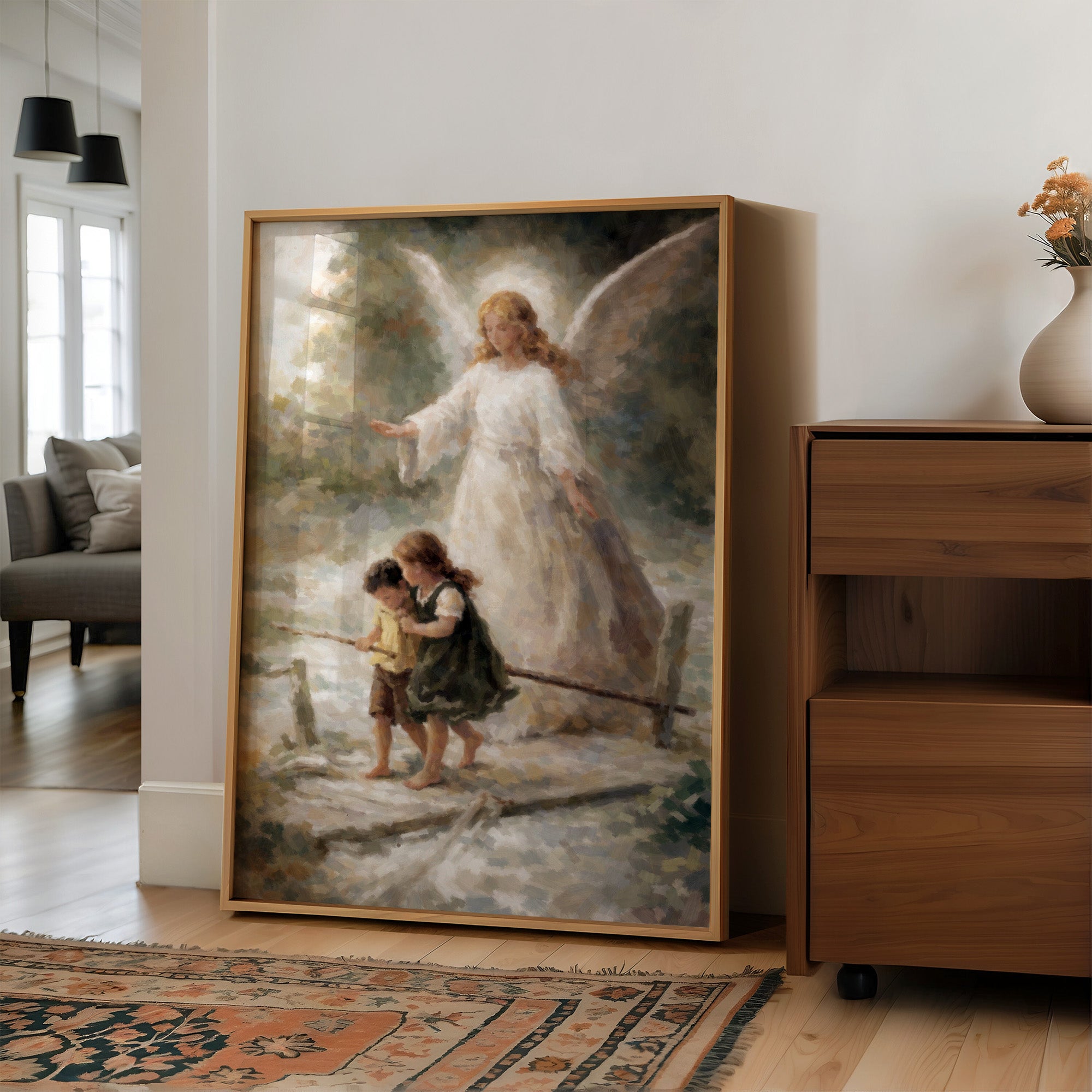 Divine Guardian Illuminates Uncertain Path
