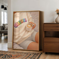 Rainbow Gratitude Embraces Morning Ritual