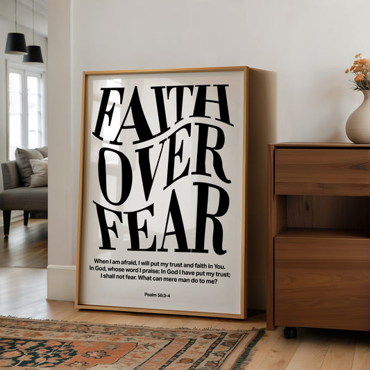 Typography Transcends Doubt Psalm 56:3-4