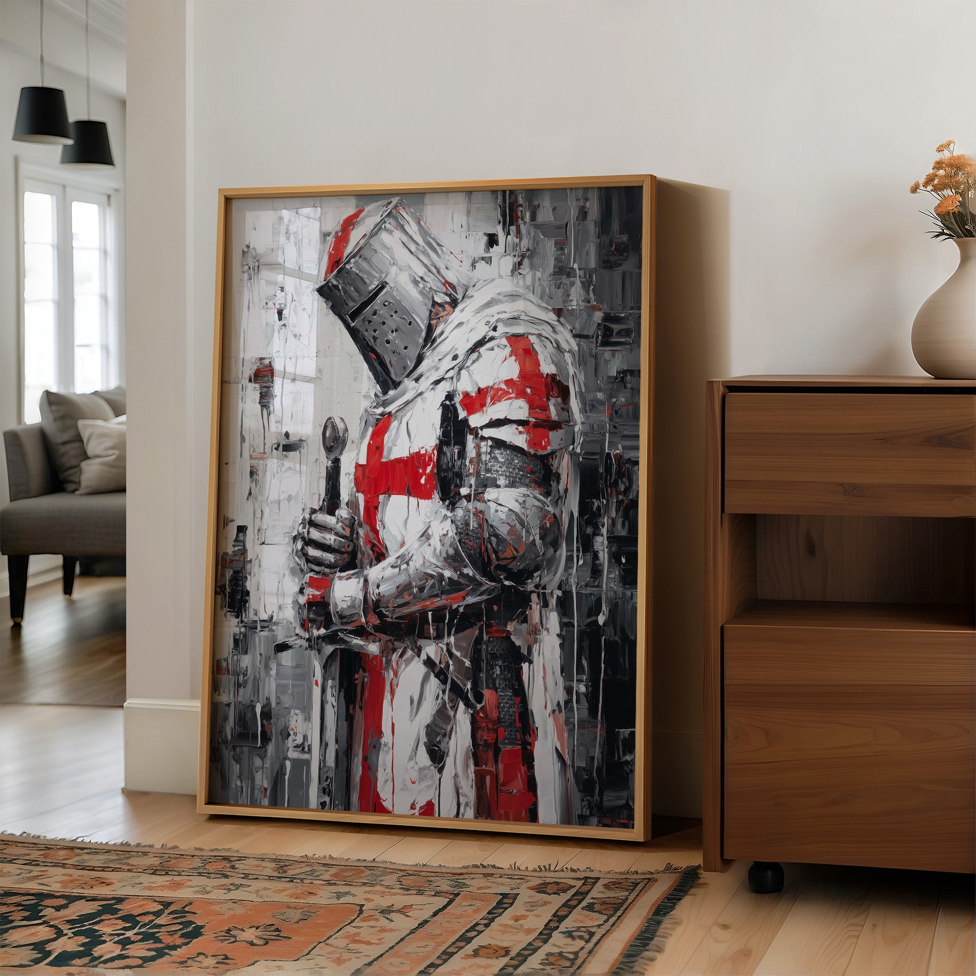 Templar's Oath Through Modern Strokes