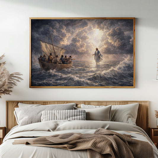 Divine Light Pierces Tempest's Fury