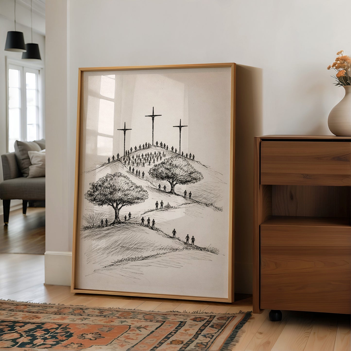 Pilgrimage Toward Three Crosses