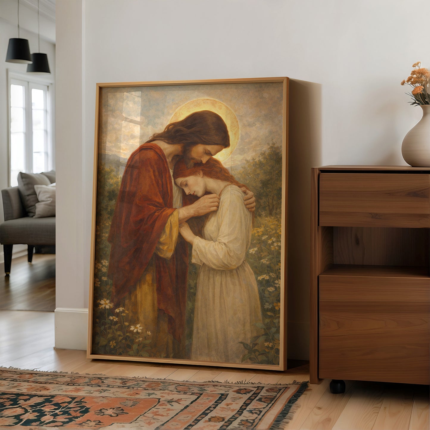 Divine Compassion Among Wildflowers