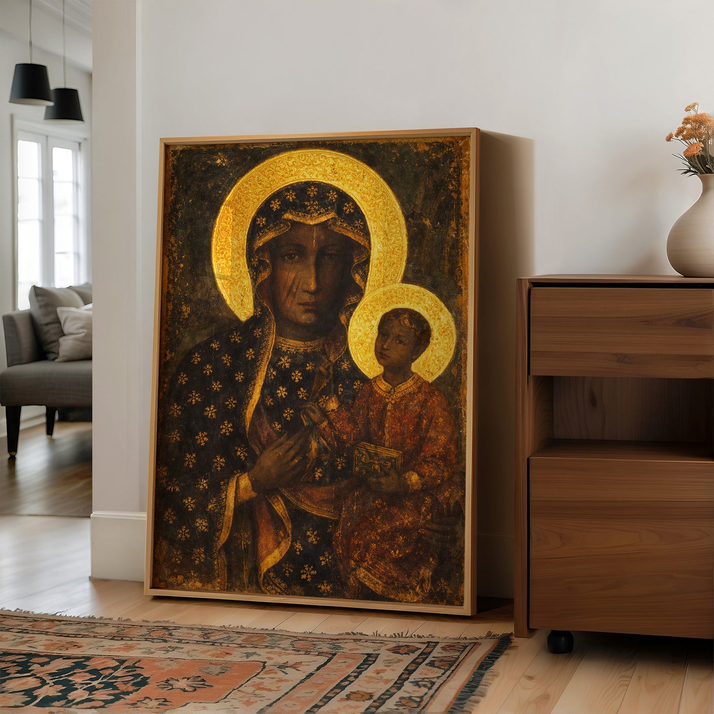 Byzantine Tears in Golden Halos