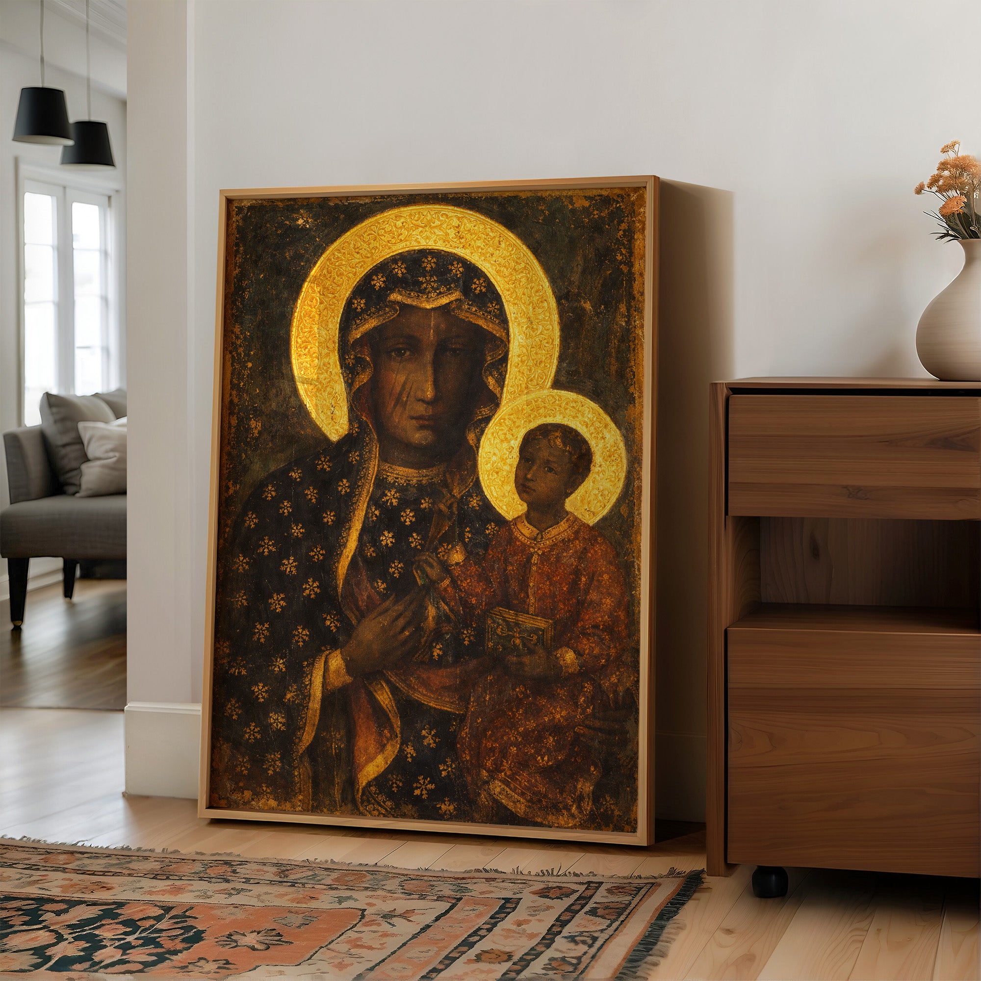 Byzantine Tears in Golden Halos