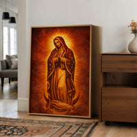 Radiant Devotion in Amber Light