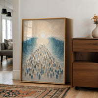 Exodus Through Parted Waters