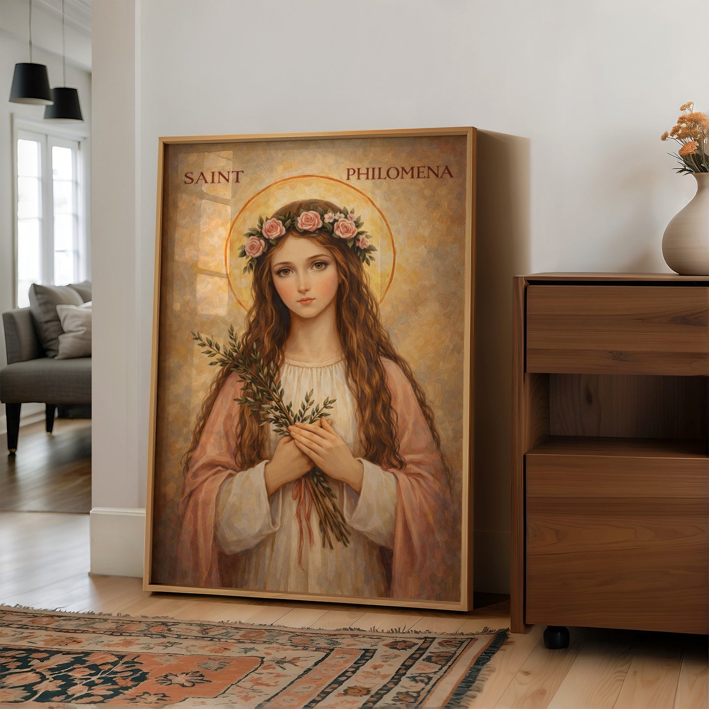 Saint Philomena in Quiet Devotion