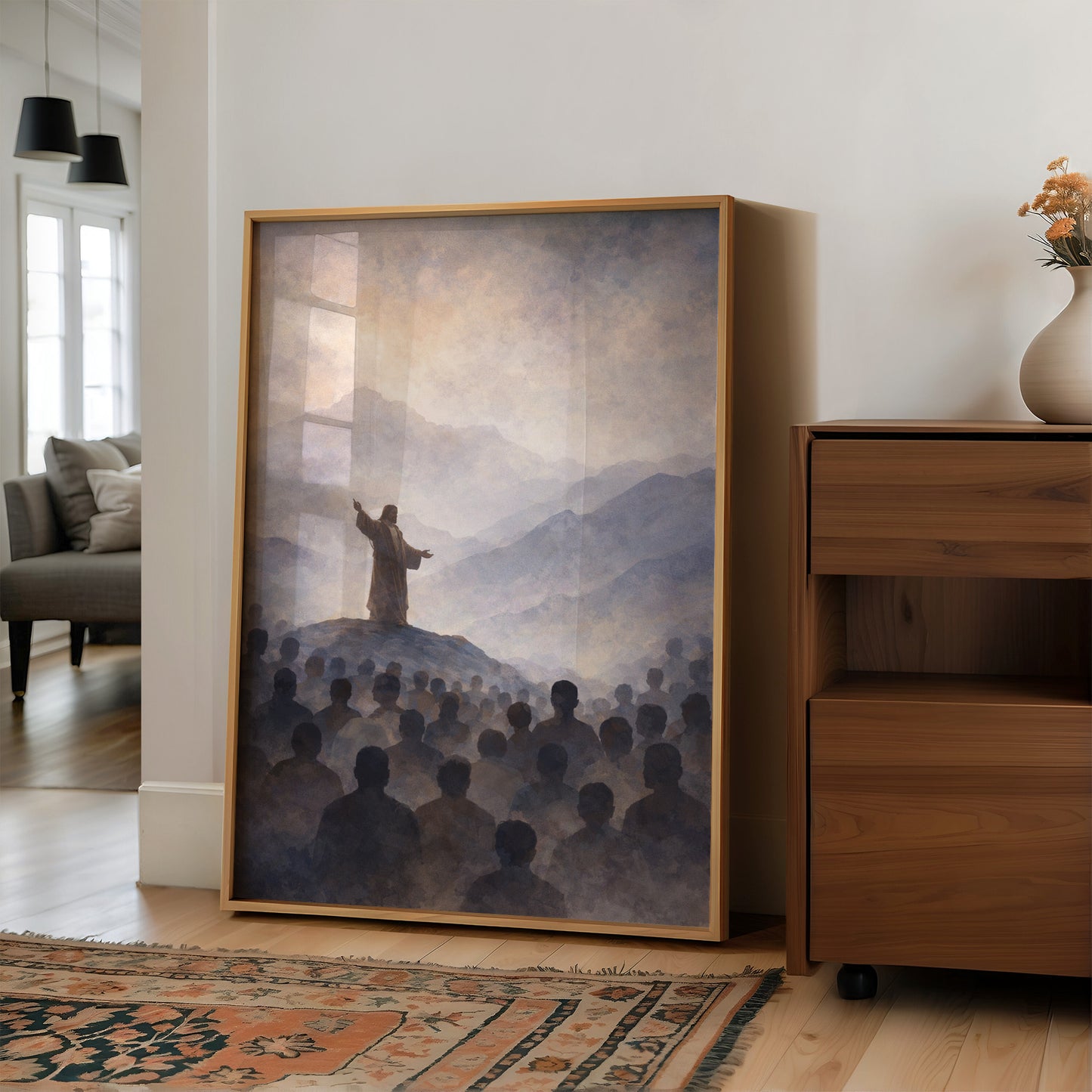 Ethereal Sermon Among Mountain Mists