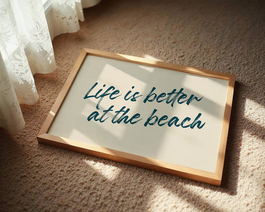 Coastal Wisdom in Brushed Teal