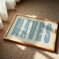 Coastal Typography: Surf Rhythm