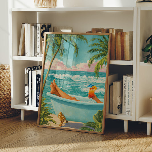 Coastal Bathtub Bliss: Paradise Reimagined