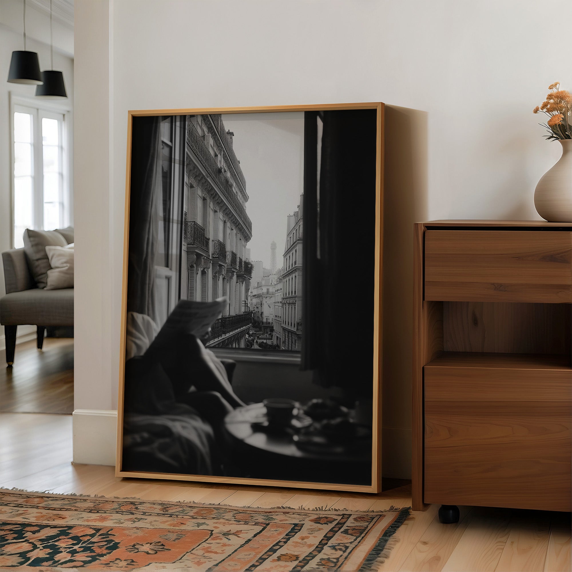 Parisian Reverie: Window to the Eiffel