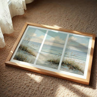 Where the Dunes Meet the Sea Triptych