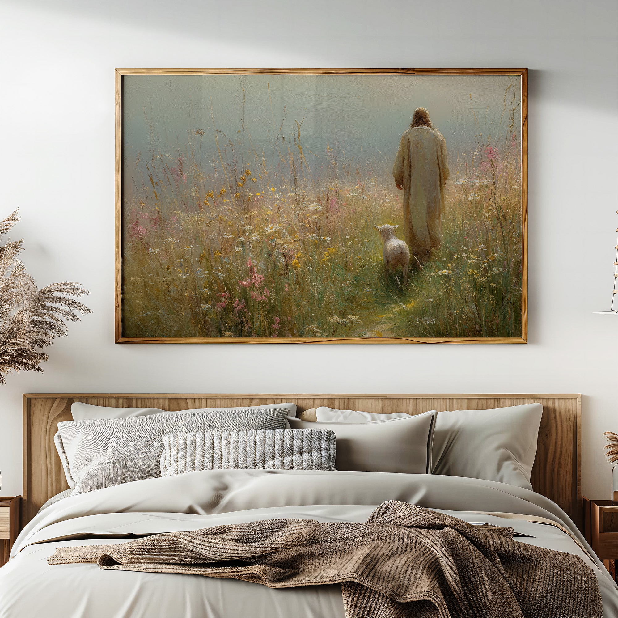 Faithful Companion Through Misty Meadows