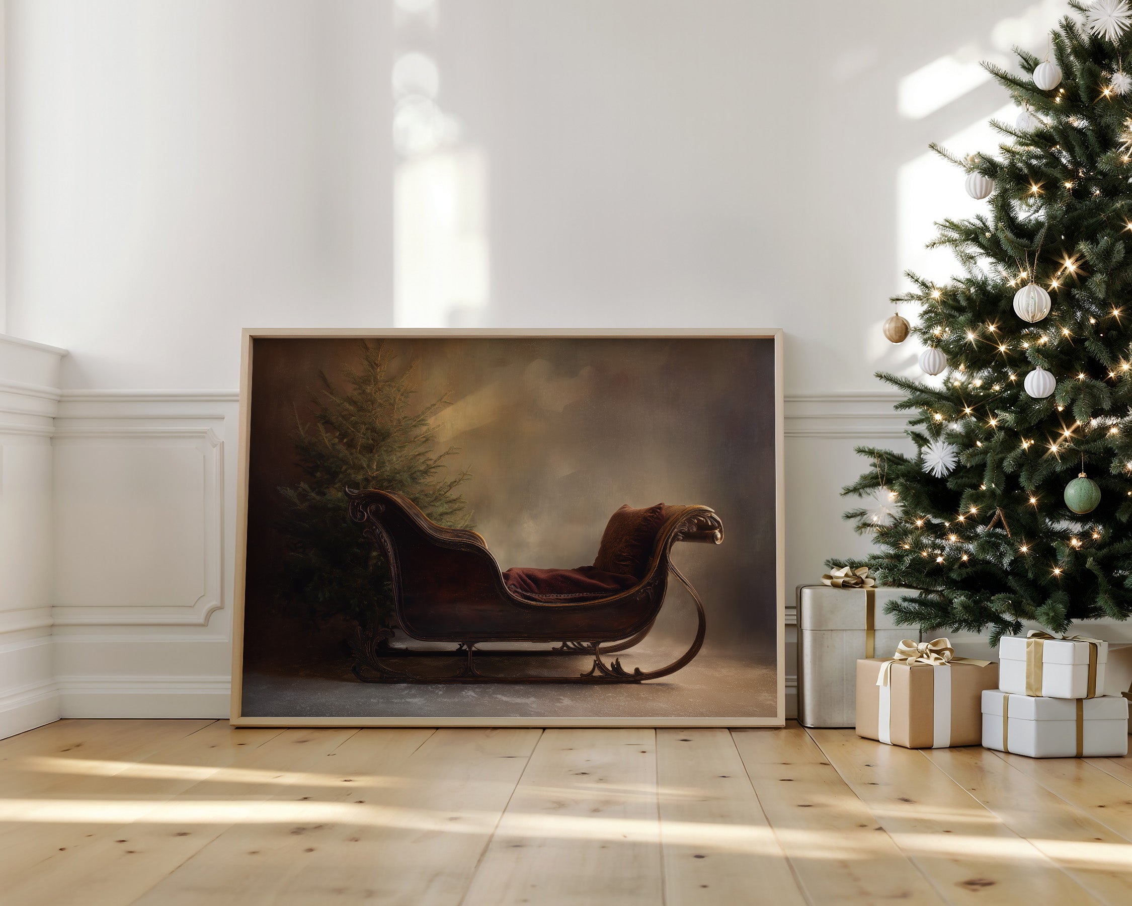 Yuletide Chariot Awaits December's Call