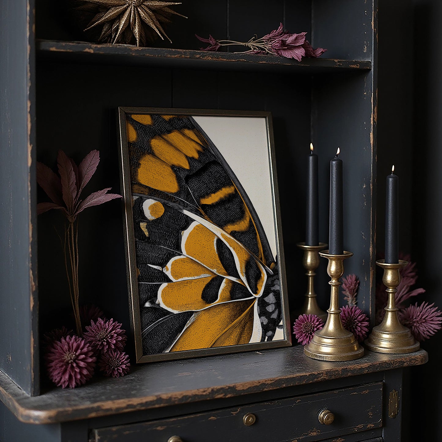 Amber Wings: Nature's Intricate Architecture