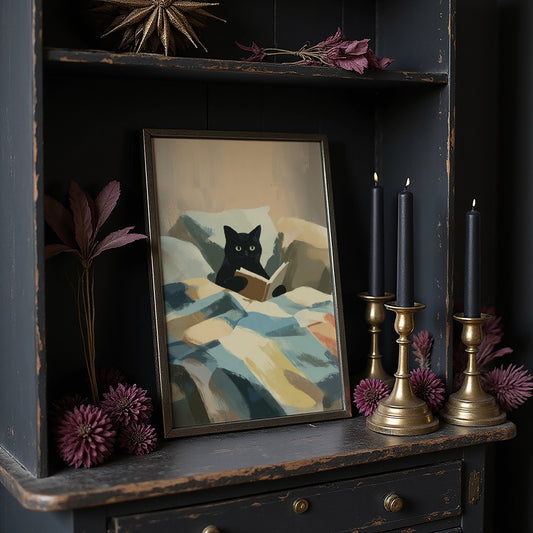 Midnight Scholar in Pastel Comfort