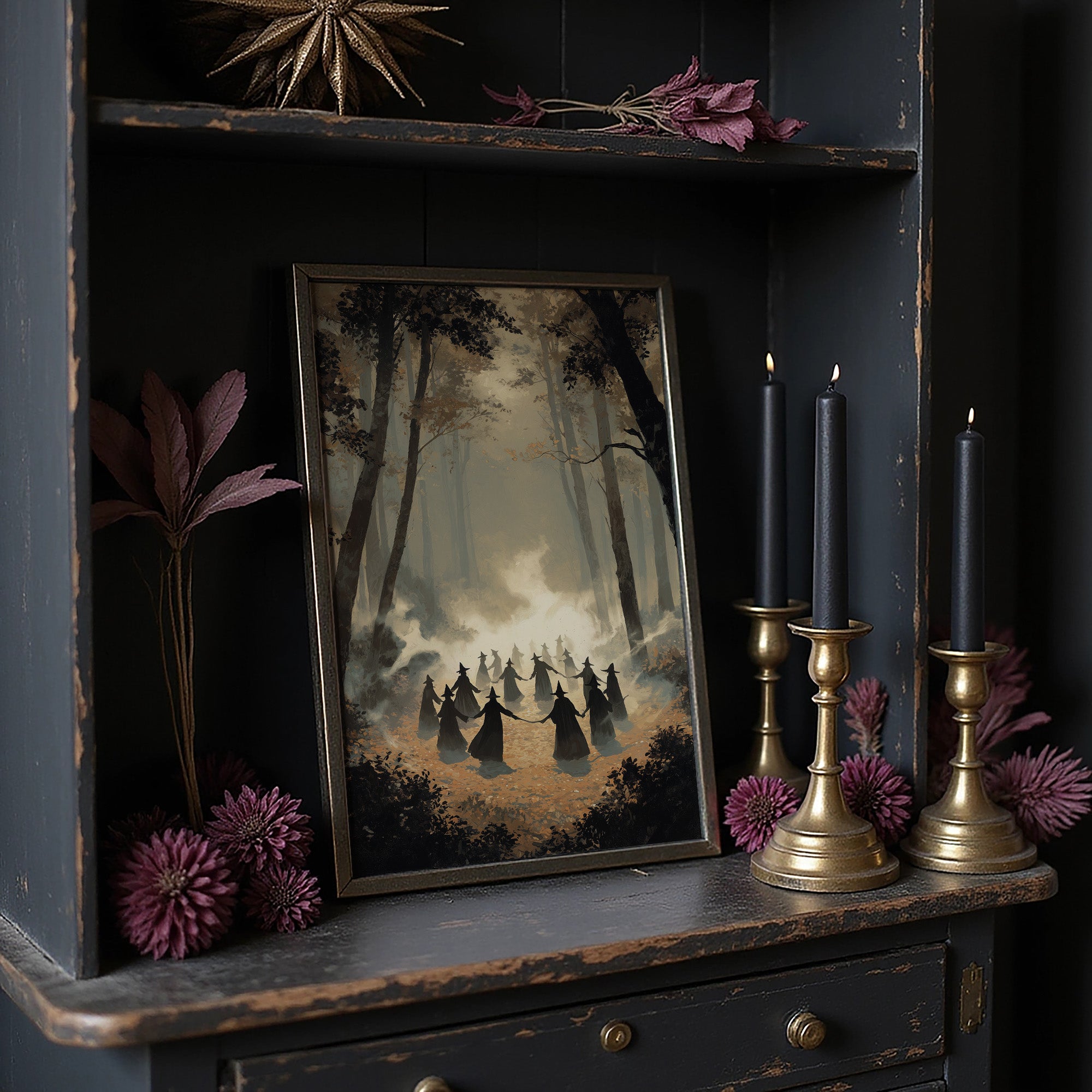 Misty Circle: Ancient Rites in Autumn Woods